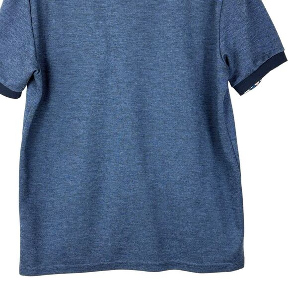 Guide London Smart Polo Blue Shirt Sz XL Hidden Skull Print - Picture 10 of 15